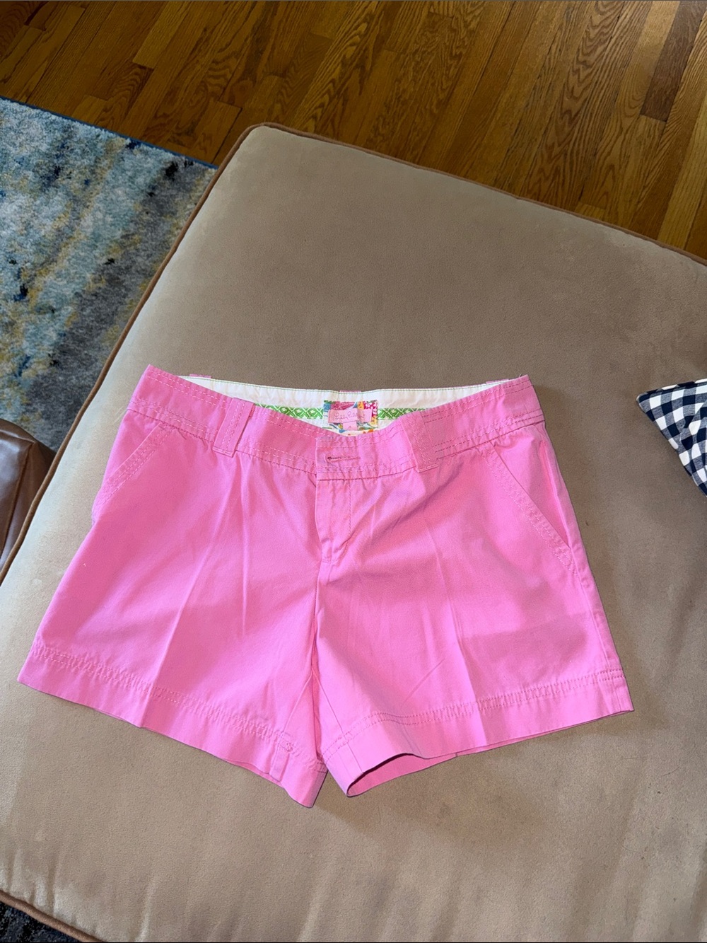 Lilly Pulitzer Bright Pink Casual Cotton Shorts